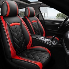For Mazda Car Seat Cover Suv Sedan Full Set Luxury Pu Leather 5-seat Protector