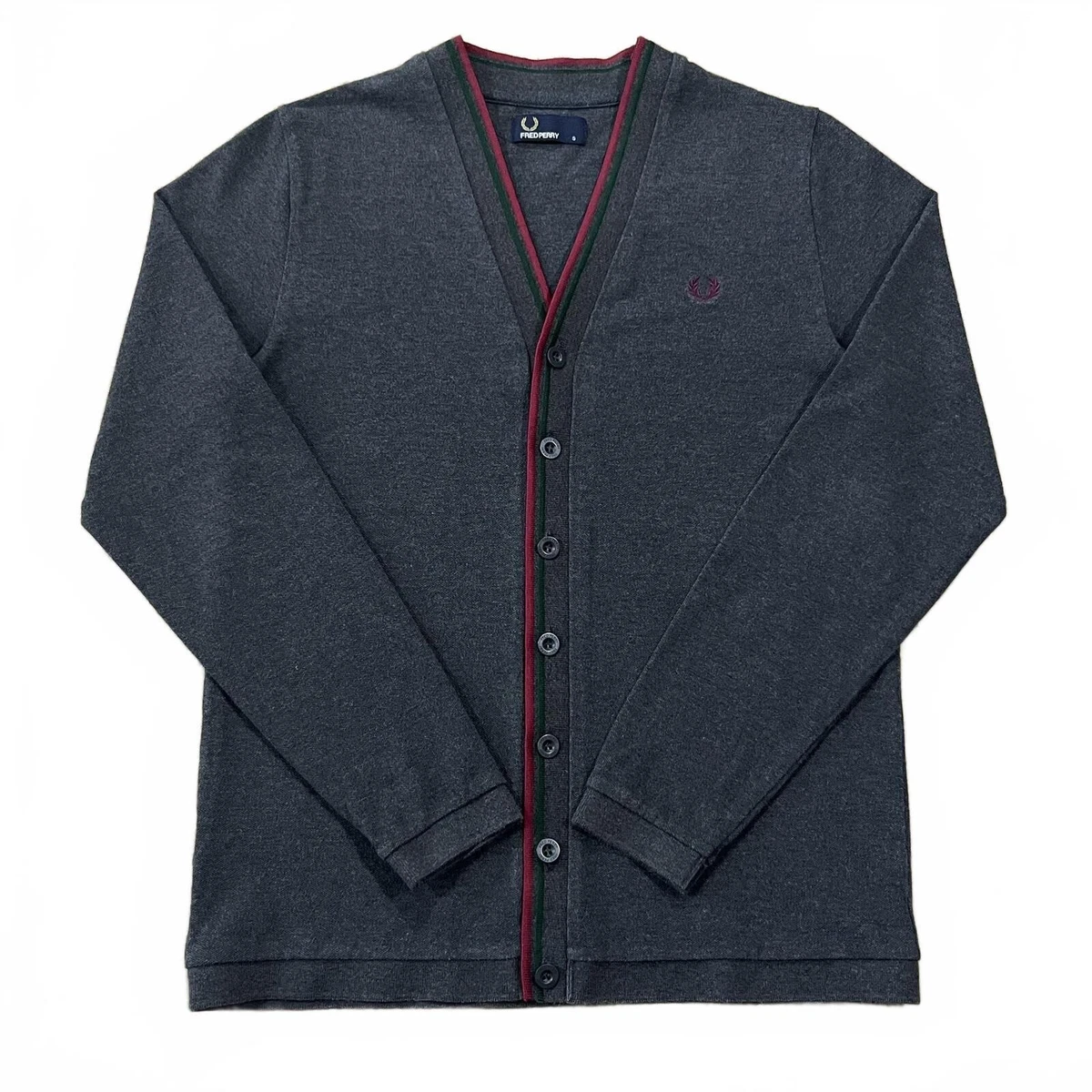 FRED PERRY V-Neck Cardigan(F3240　27_4　L) Fred Perry Cardigans for Men for sale | eBay