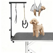 Pro 36in Dog Grooming Table Arm with Comfy Hammock and Haunch Holder Small Pet