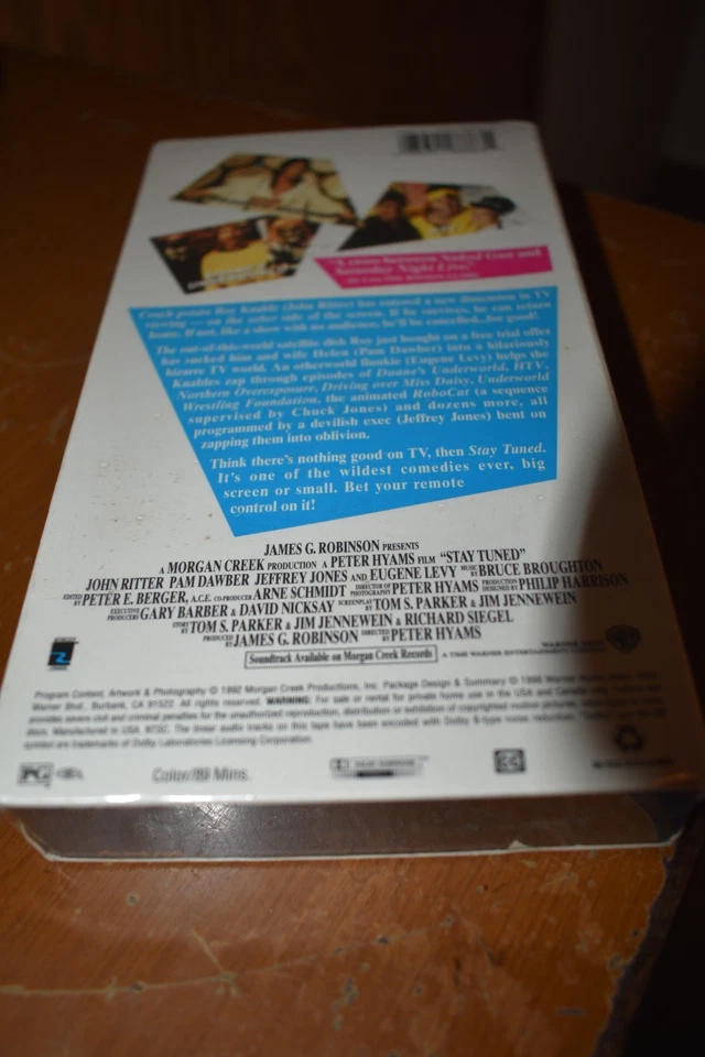 Stay Tuned VHS 1998, John Ritter Pam Dawber Brand New - Factory Sealed - Image 3 of 3