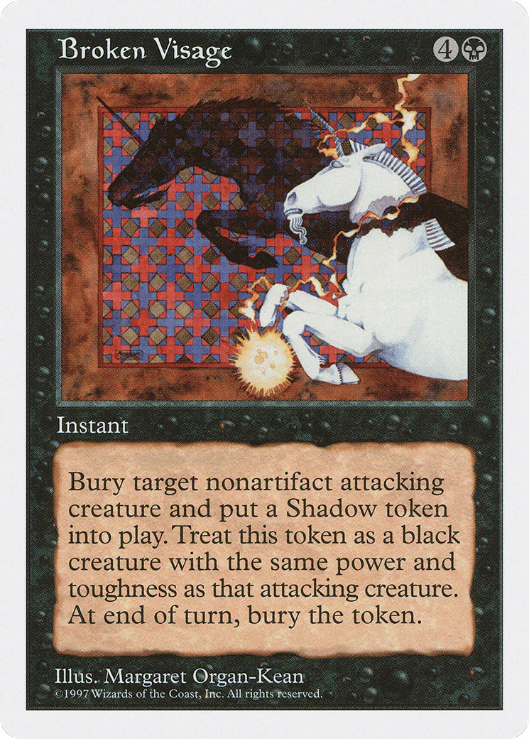Broken Visage [Fifth Edition] Magic MTG