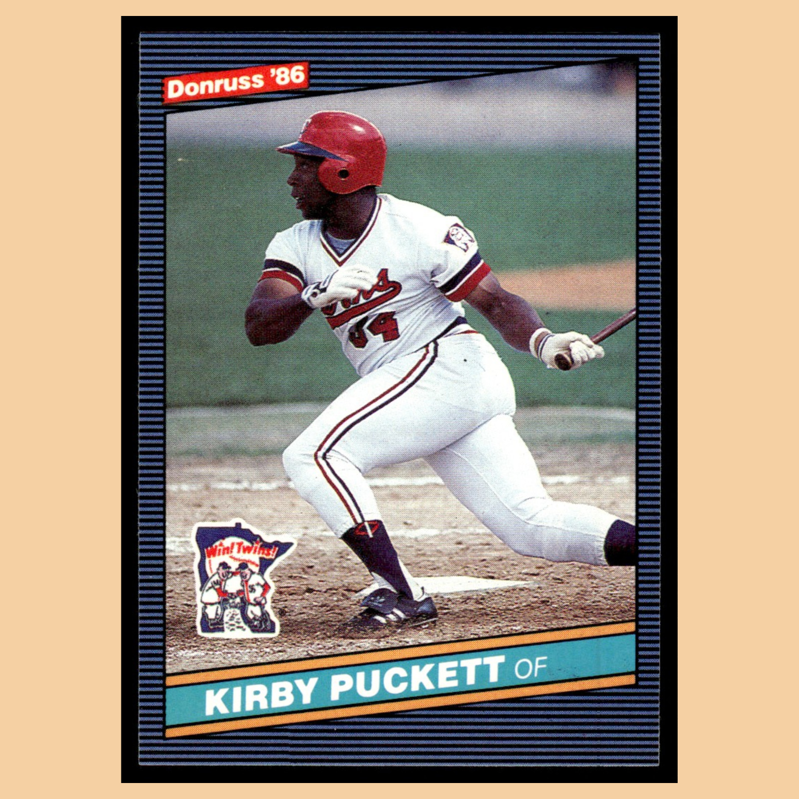 Kirby Puckett #72 1986 Donruss Minnesota Twins Baseball Card MLB NM
