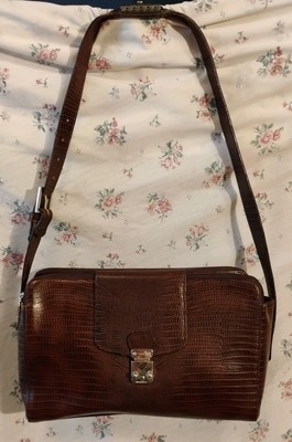 Tosca Blu Italy Women's Brown Pebbled Split Leather Purse