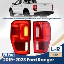 Led Tail Lights For 2019-2023 Ford Ranger Xl Xlt Pair Left Right W Blind Spot