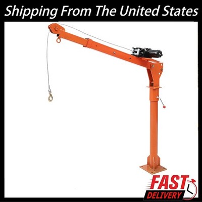 1100 lb Electric Pickup Truck Crane with Electric Winch 3500lb Cranes Hoist 36