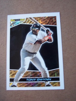 1993 Topps Black Gold baseball Tony Gwynn card #8 NM or better