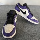 Nike Air Jordan 1 Low Court Purple Size 7.5