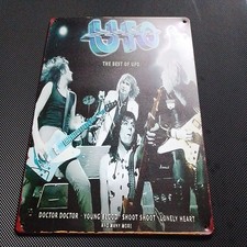 Listing image for UFO band Wall Art Decor Metal Sign