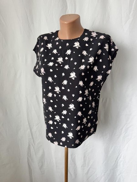 Women & Other Stories Shirt Black Viscose 34 / XS #3I5T