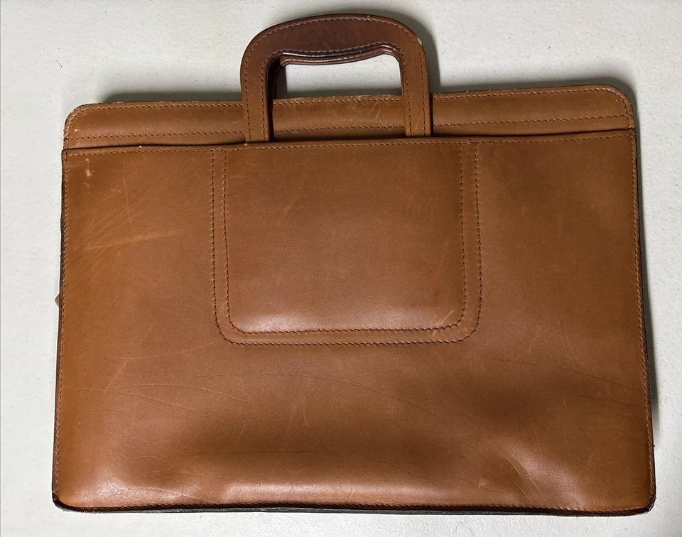 Condor Genuine Leather Briefcase Document Portfolio Made in Argentina Vintage - Image 2 of 4