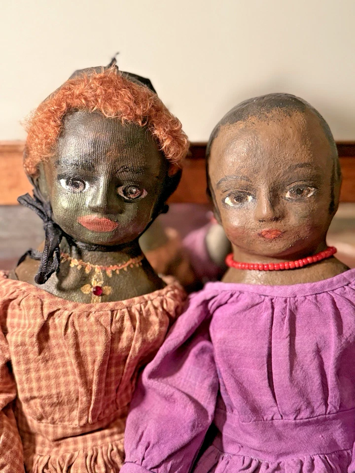 African American Black Izannah Walker Artist Doll Majestic Vibrant Autumn Colors - Image 4 of 4