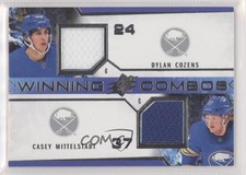 2021-22 SPx Winning Combos Jersey Dylan Cozens Casey Mittelstadt #WC-DCCM 8tn