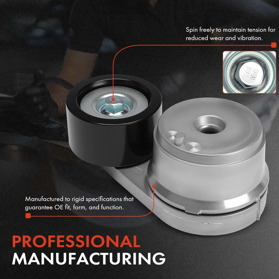 Accesorio tensor de correa para Ford F-650 F-750 LA9000 Freightliner Argosy FL112 Foto 4 de 4