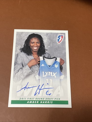 2011 Rittenhouse WNBA Amber Harris Rookie Autograph Minnesota Lynx Xavier