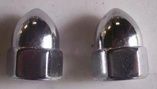 Drag Specialties MPB107 Chrome Acorn Nuts - 3/8in.-16