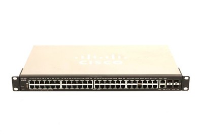 Cisco SG350-52 52-Port Gigabit Network Switch W/Ears P/N: SG350-52-K9 V01 Tested