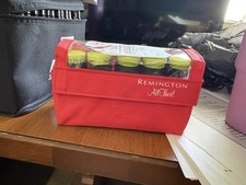 Remington Professional Ceramic Hot Rollers Travel Size 10 pcs Curlers Clips Red