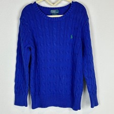 Polo Ralph Lauren Cable Knit Sweater Blue Youth 7
