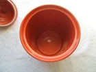 FIESTA WARE CANISTER with LID 2 QUART Persimmon New with label FREE S & H