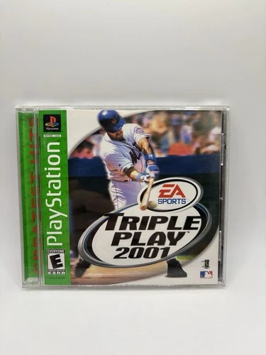 Triple Play 2001 Greatest Hits GH Sony Playstation Ps1 Complete CIB TESTED RARE