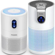 2 Pack, Air Purifiers for Home Large Room Pets, M03+B-D02