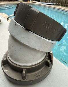Storz Red Head Elbow Adapter 5" - 125 x 4" NH Fire Department Surplus Equipment