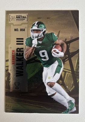 Kenneth Walker III - 2022 SkyBox Metal Universe Champions #058