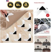 iPrimio Rug Gripper - Secure Rug Corner Grippers for Indoor  Outdoor Use - H...