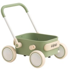 PULA Baby Push Walker with Wheels Toddler Wagon for First Learner Green
