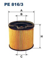 Filtron PE 816/3 Kraftstofffilter FüR CitroËN, Fiat, Lancia, Peugeot, Suzuki