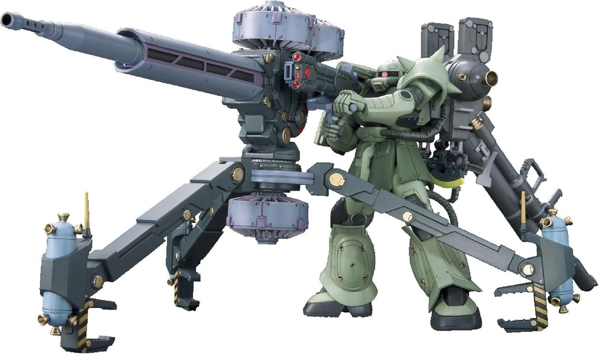 Gundam 1/144 HG Thunderbolt Ms-06 Zaku II Big Gun Set Model
