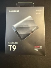 NEW SEALED Samsung T9 1TB USB-A Portable External SSD - Black (MU-PG1T0B/AM)