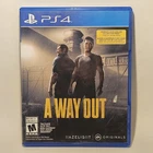 A Way Out - Sony PlayStation 4, PS4 - 2018 - Complete CIB Tested - Rare