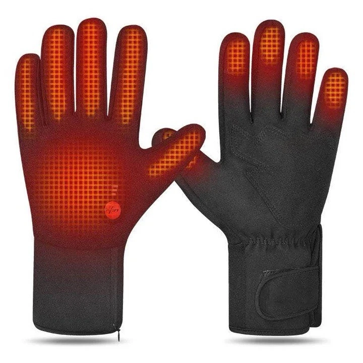 SAVIOR Rechargeable Heated Gloves for Men Electric Heated Winter Gloves wBattery
