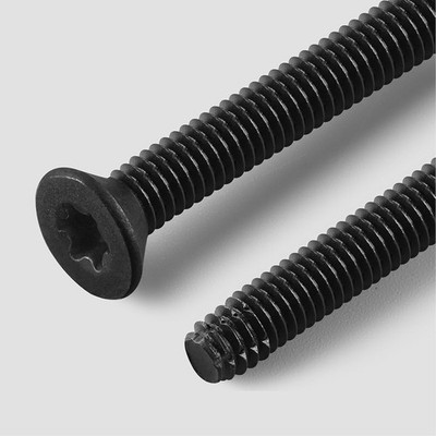 60PCS Trailer Deck Screws Self Tapping 2-1/2, 1/4-20 Torx Thread Wood to Meta...