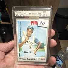 Topps 1970 Willie Stargell #470 Pittsburgh Pirates CBCS MLB Baseball Card