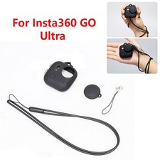 Silicone Protective Case For Insta360 GO Ultra Shockproof Skin Cover w/ Lens Cap