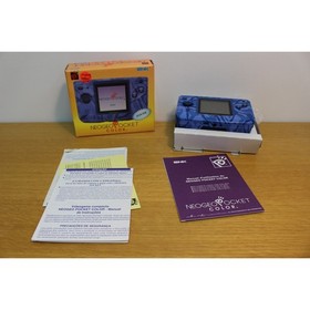 Neo Geo Pocket Color Ocean Blue Console Boxed SNK NGPC No Battery Cover
