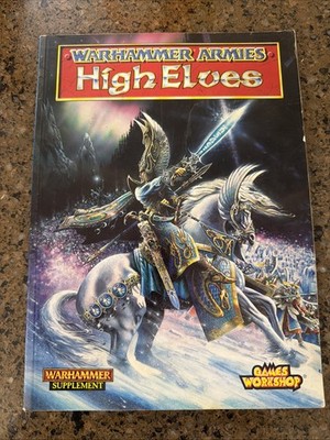 Warhammer Armies High Elves Supplement / Codex Games Workshop 1997 SC