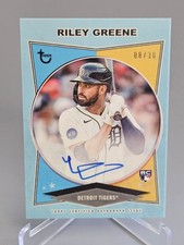 2023 Topps Brooklyn Collection #AC-RG Riley Greene Autographs Blue #/30