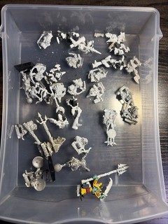 Lotto Lavoro Warhammer AoS Gloomspite Gitz Stabbas Skraggrot Peltro