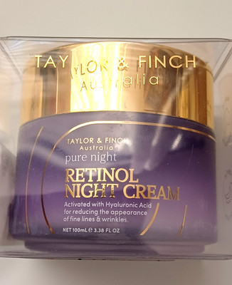 Taylor & Finch Pure Night Retinol Night Cream, Activated with Hyaluronic Acid