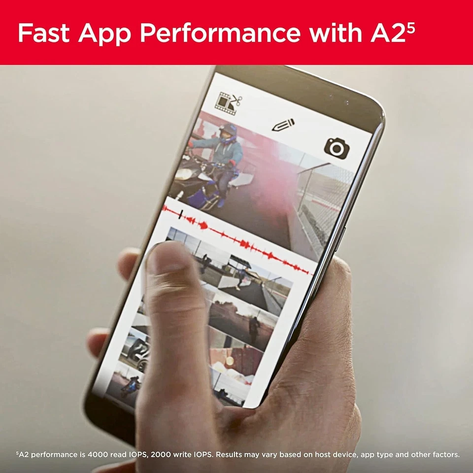 SanDisk Extreme 512GB U3 Micro SD Card 4K V30 For Drone Drones Action Camera - Image 3 of 4