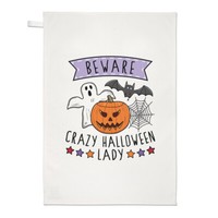 Beware VerrüCkte Halloween Damen Geschirrtuch SpüLlappen Mutter Muttertag Lustig