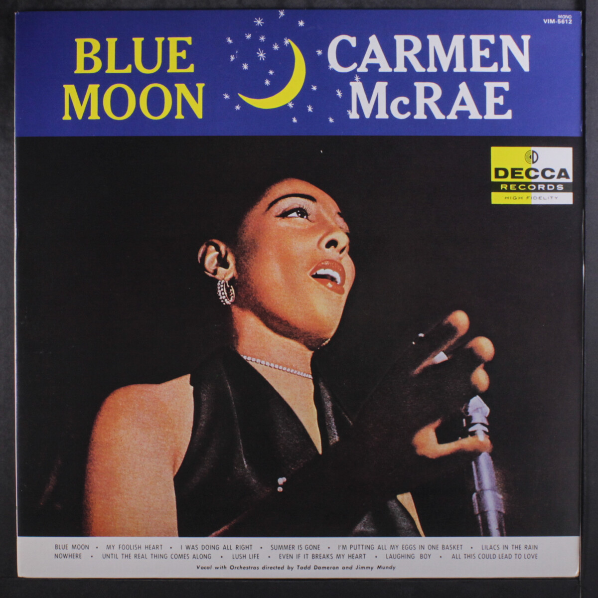 CARMEN MCRAE: blue moon MCA Records 12
