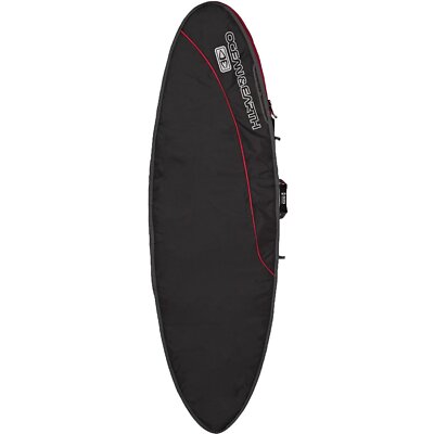Ocean & Earth O&E Aircon Fish Cover 7'0'' Black/Red/Gray - Surfboard Bag Cover