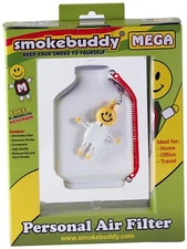 Smoke Buddy Mega Personal Air Purifier Cleaner Filter Removes Odor White