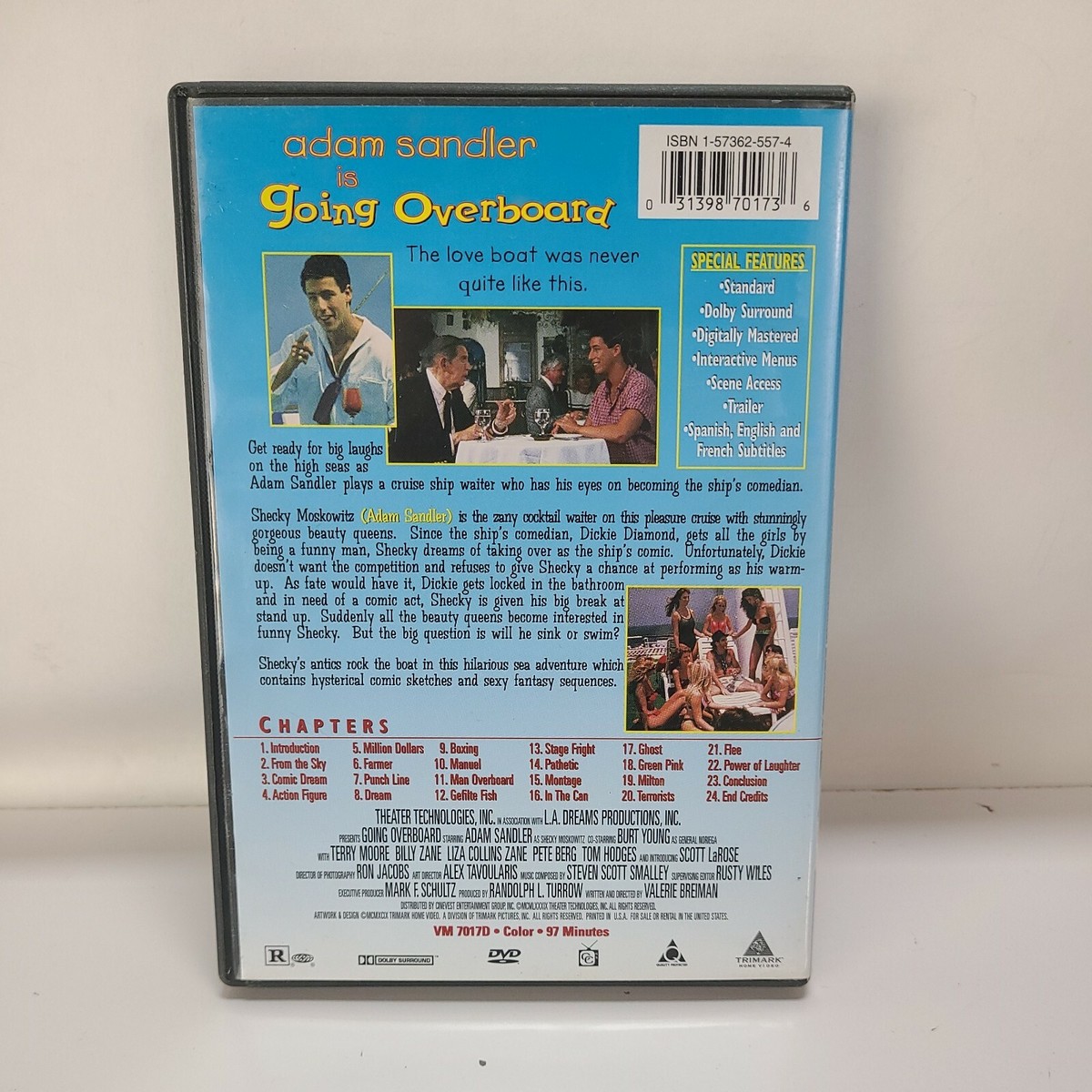 Going Overboard (DVD, 1999) Adam Sandler - Comedy - TriMark