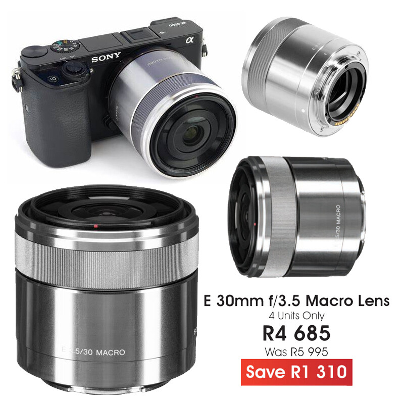 SONY SEL30M35 E 30mm F3.5 Macro Lens for E Mount APS-C