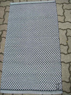 Aspegren Laufer Teppich Shabby 70 X 130 Cm Streifen Rhombe Black
